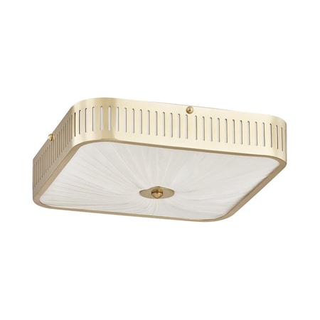 Hudson Valley Lighting Henri 4 Light Semi Flush in Aged Brass Finish AH4704-AGB