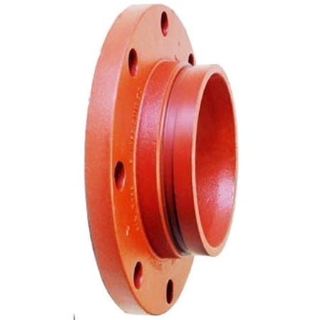 Gruvlok Flange, Ductile Iron, Grooved, 6 in 0390202406
