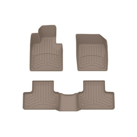Weathertech Tan, Front and Rear FloorLiner HP 451253-1-2IM