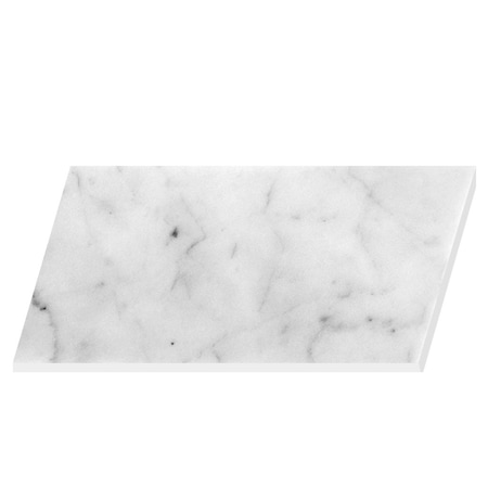 Apollo Tile White 12x24 Bianco Carrara Marble Honed Floor and Wall Tile 10 sqft/case, 5PK APLFCA881224HA