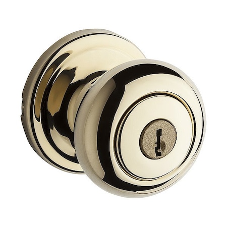 Kwikset Door Knob Lockset, 1 3/8-1 3/4" Thick 750H-3-6AL-RCS-GC
