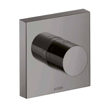 Axor ShowerSolutions Diverter Trim Trio/Quattro 5" x 5" in Polished Black Chrome 10932331
