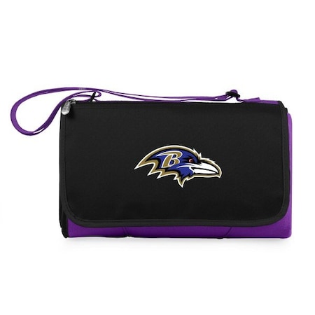 Picnic Time Family Of Brands NFL Baltimore Ravens - Blanket Tote Outdoor Picnic Blanket 820-00-101-034-2