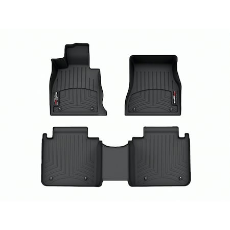Weathertech Black, Front and Rear Floorliners 441790-1-2