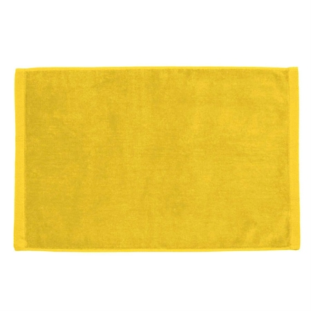 Towelsoft Premium Velour Hand Face Sports Towel 16 inch x26 inch Yellow HandTowel-GV1201-YLW