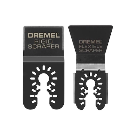 Dremel Universal Rigid & Flexible Scraper Oscillating Blade Assortment 2-Piece Pair MM620U