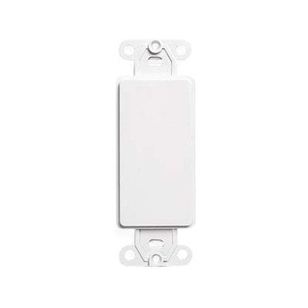 Leviton Decora White 1 gang Plastic Blank Wall Plate 1 pk 80414-00W