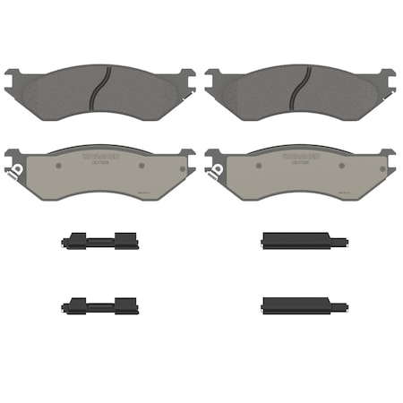 Wagner Brake OEX Front Disc Brake Pad Set Premium Semi - Met,  OEX702M