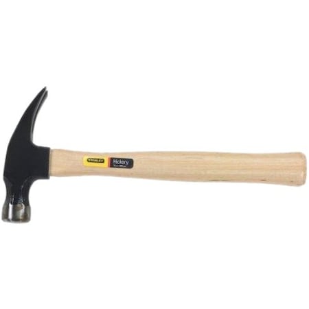 Stanley Hickory Handle Nailing Hammer Curve Claw 13 oz. 51-713