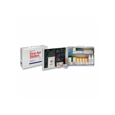 First Aid Only 100 Person Industrial First Aid Kit, Steel Case, Carry Handle, Wall Mount 579-6135