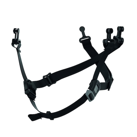 Pip HardHatChinStrap, Blk, Nylon, 4AttachPoints 281-CS-4PTBW