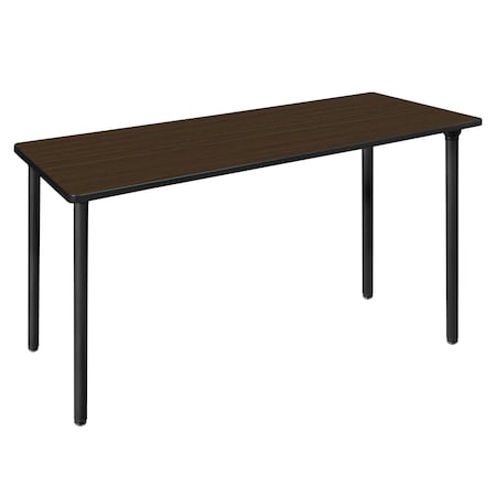 Regency Kee Folding Training Seminar Table, 66 in W, 24 in L, Neo Walnut MTF6624NWBK