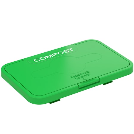 Hls Commercial Rectangular Flip Open Compost Lid Attachment LIDROCOP