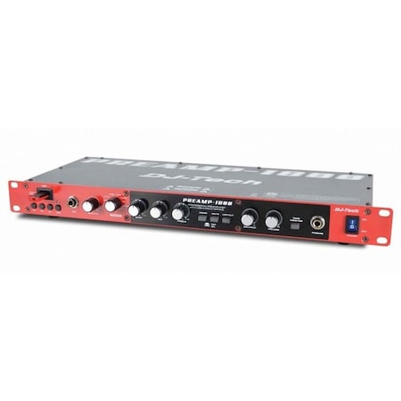 Dj Tech Professional 8-CH Pre-Amplifier w/USB Audio Interface/USB Direct Encoder PREAMP-1800