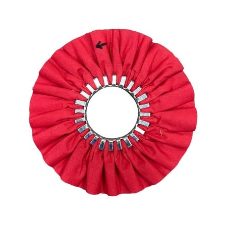 Renegade Products Usa Airway Buffing Wheels, 9 Inch, Red, No Center Plate FAW9X3N2-16P86RTX