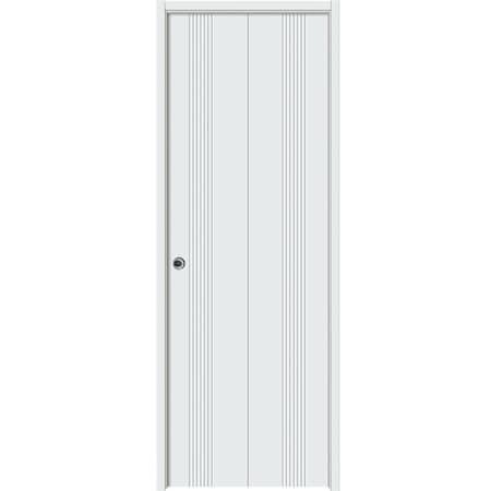 Sartodoors Sliding Closet Bi-fold Doors 64 x 80 inches, BASIC 0111 Arctic White, Sturdy Tracks Moldings Trims BASIC0111BF-MAW-64x80 (2* 32x80)