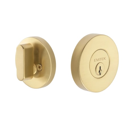 Emtek Residential Deadbolts Single Cylinder Satin Brass EE2100SB