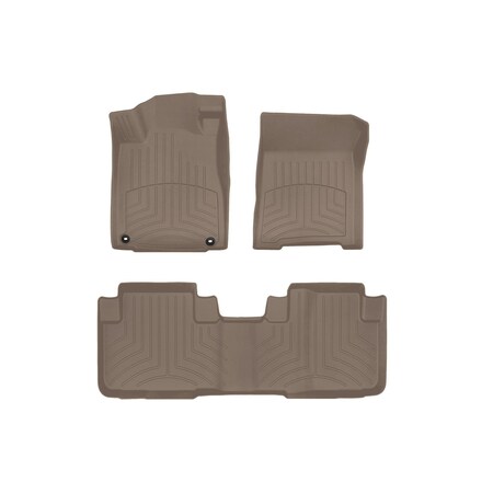 Weathertech Tan, Front and Rear FloorLiner HP 457371IM-454022IM