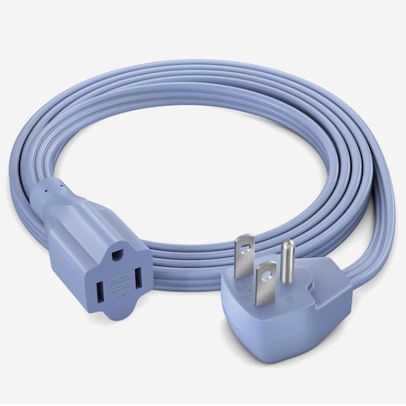 Maximm 4ft 14AWG Heavy Duty Flat Wire 3-Prong Extension Cord, UL, Gray ADW-90-31F04-14G0