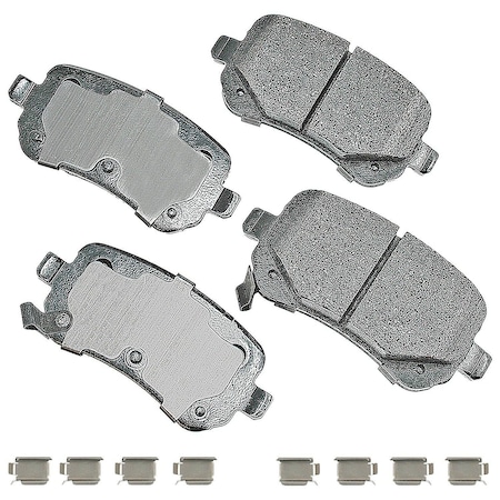 Akebono Proact Disk Pad, Act1326A ACT1326A