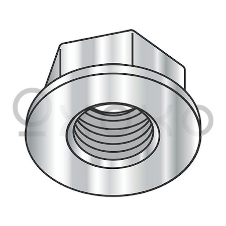 Oxoxo 1/4-20 Non-Serrated Flange Hex Nut 18-8 Stainless Steel, 2000PK 621200