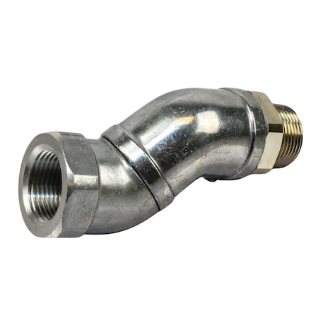 Jason Industrial 3/4 MALE X MALE PIPE THREAD, 45 TRUCK STOP SWIVEL, 3/4 A1045-075
