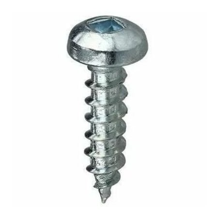 Dottie Sheet Metal Screw Kit, Zinc Plated Finish, Carbon Steel, Round Head Square Drive 8TR