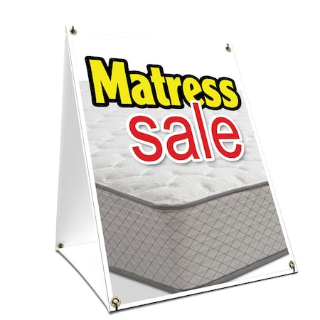 Signmission Matress Sale, 24 Inch x 18 Inch A-frame Yard Sign, Plastic Sign SBC-1824-Matress Sale