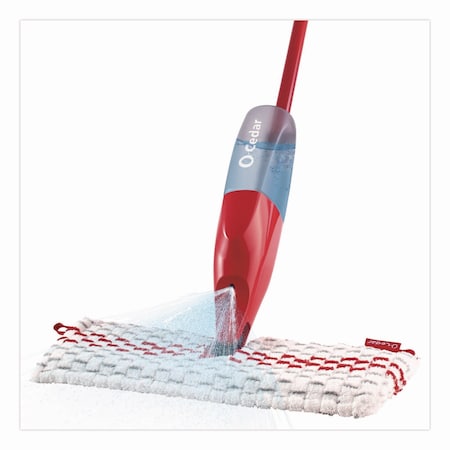 O-Cedar ProMist MAX Spray Mop, Red/White/Gray Microfiber Head, 48in Red/Black/Gray Plastic Handle 173563EA
