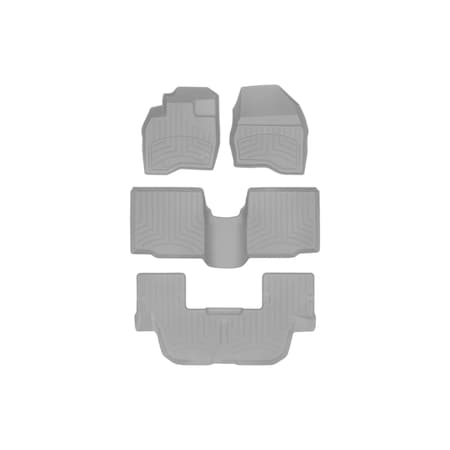 Weathertech Grey, Front and Rear and Rear FloorLiner HP 467041IM-46359-2-3IM