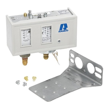 Ranco Dual Pressure Ctrl, Convert, 120/240V AC O12-4846