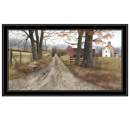 Homeroots The Road Home 9 Black Framed Print Wall Art 406399