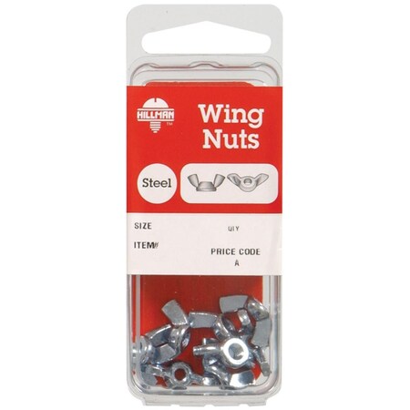 Aceds 0.25 in. Stainless Steel Wing Nut, 10PK 5105549
