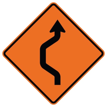 Sign Solutions Usa Traffic Sign, 30 in Width, Aluminum Sign, Diamond DUS12HOR3030W24-1L