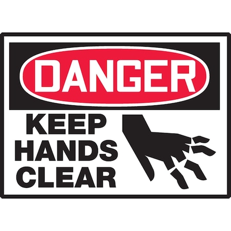 Accuform Danger Safety Label LEQM133XVE
