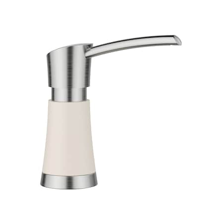 Blanco Artona Soap Dispenser, PVD Steel/Soft White 443037