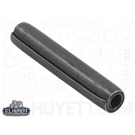 Huyett Coiled Spring Pin, Standard Duty, High Carbon Steel, 6 mm Dia x 35 mm Length SPCM-060-035