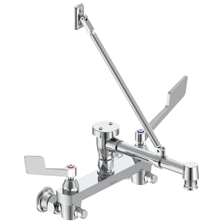 Delta Commercial 28C2 Wallmount Service Sink Faucet In Chrome 28C2385