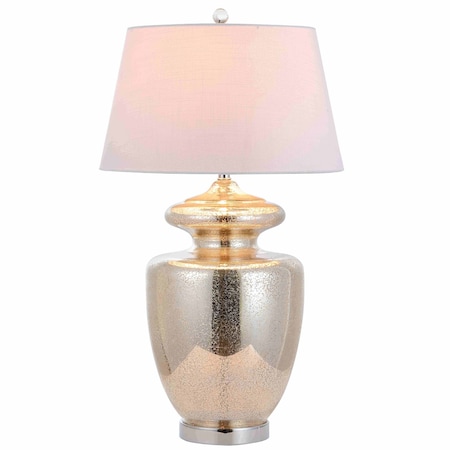 Jonathan Y Hughes 31" Glass LED Table Lamp, Mercury Glass JYL1014A