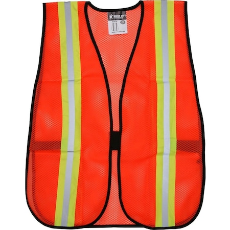 Mcr Safety One Size Class 2 , Hook and Loop 0 Pockets V201R