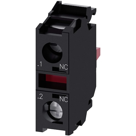 Siemens 3SU1400-1AA10-1CA0 SIRIUS ACT Contact Module, 1NC, Screw Terminal, Front Plate Mounting 3SU14001AA101CA0