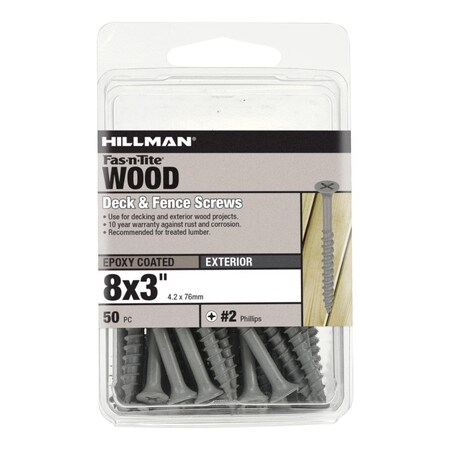 Hillman Deck Screw #8X3" 40934