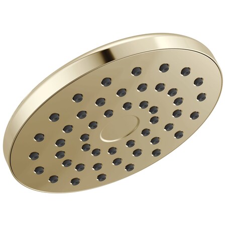 Delta Universal Showering Components Pivotpro Raincan Shower Head In Lumicoat Polished Nickel 52101-PN-PR