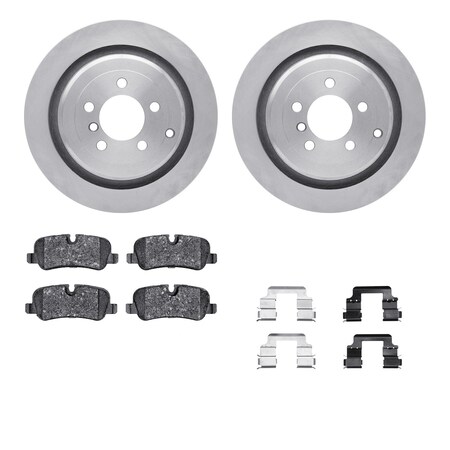 Dynamic Friction Co DFC Rotors with EURO 5000 Ceramic Brake Pads includes Hardware 6612-11063