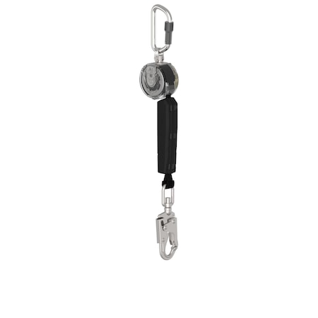 Msa Safety V-TEC Self Retracting Lifeline, Carabiner, Aluminum, 1 Leg(s), 400 lb Weight Capacity VTOHW-031-DE-A