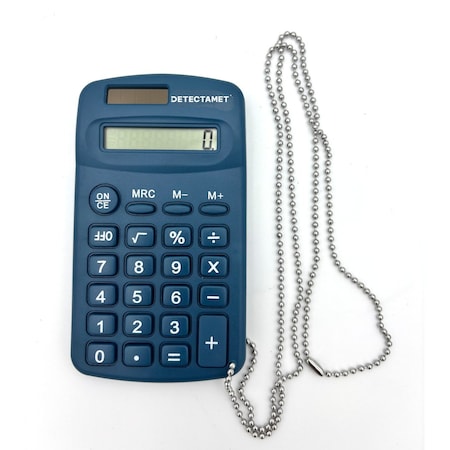 Detectamet Portable Calculator, 2.51" W, 4.44" H 202C-P01