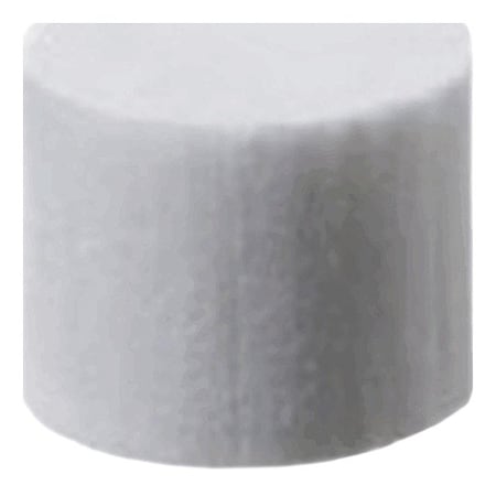 Celltreat Foam Plug, 1.06" H, Polyester, White, PK500 229907