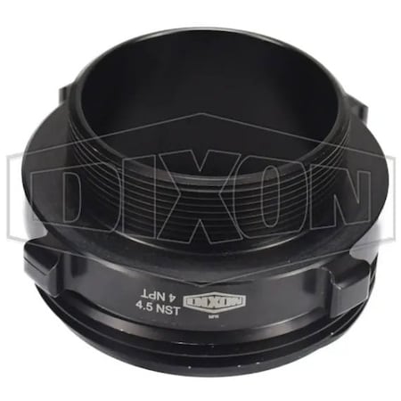 Dixon Style N36 Double Male Rocker Lug Adapter, 4 x 4-1/2 in, MNPT x Male NST NH N36-40T45F