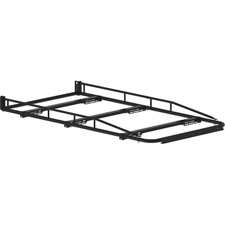 Alegria 80100 100 in. Black Gloss Pro III Steel Cargo Rack for Compact Vans or Trucks with Cap AL3029384