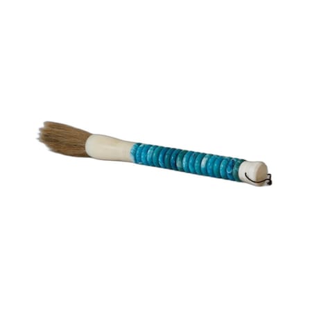 Homeroots Shades of Aqua Jade Abacus Disc Decorative Calligraphy Brush 401515